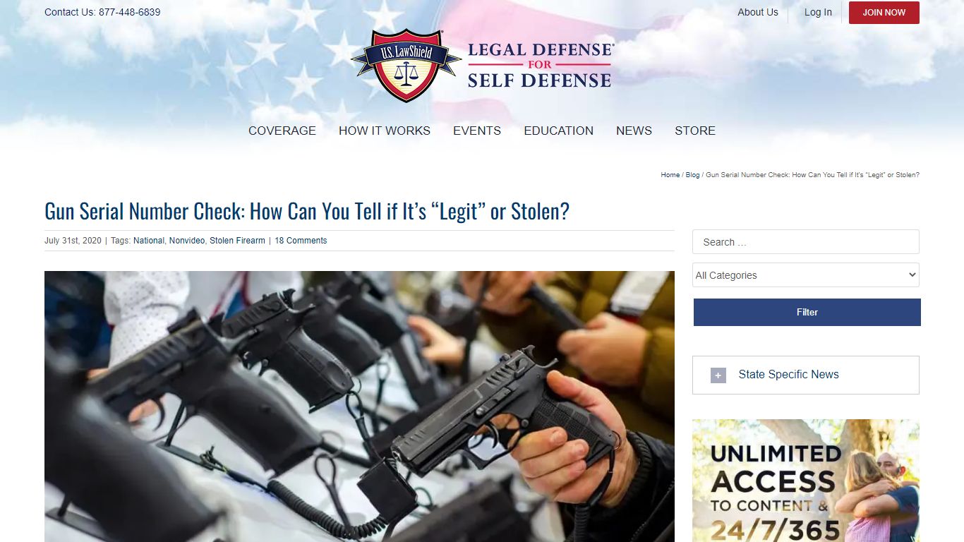 Gun Serial Number Check - U.S. LawShield